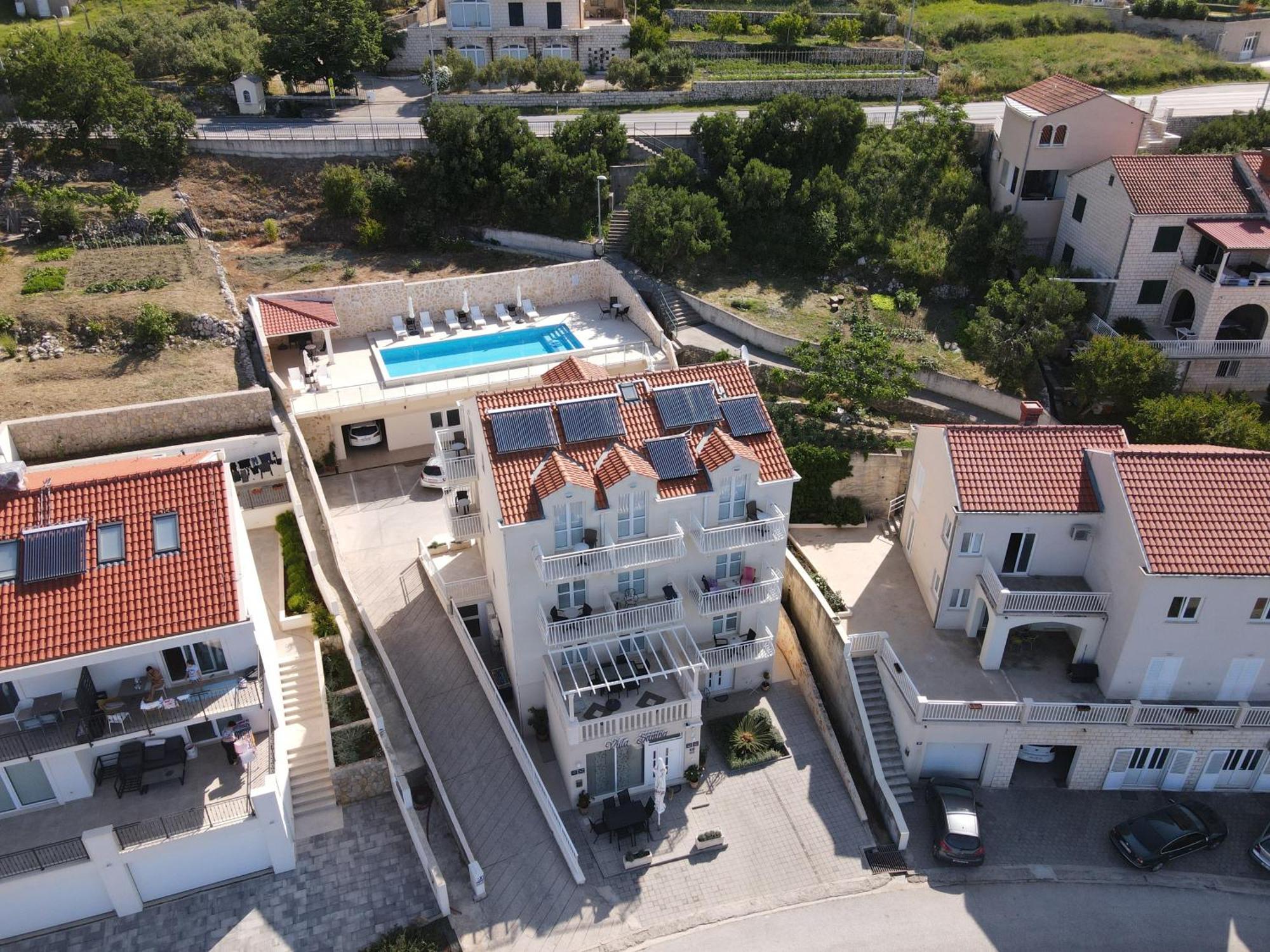 Villa Samba Mlini Bagian luar foto