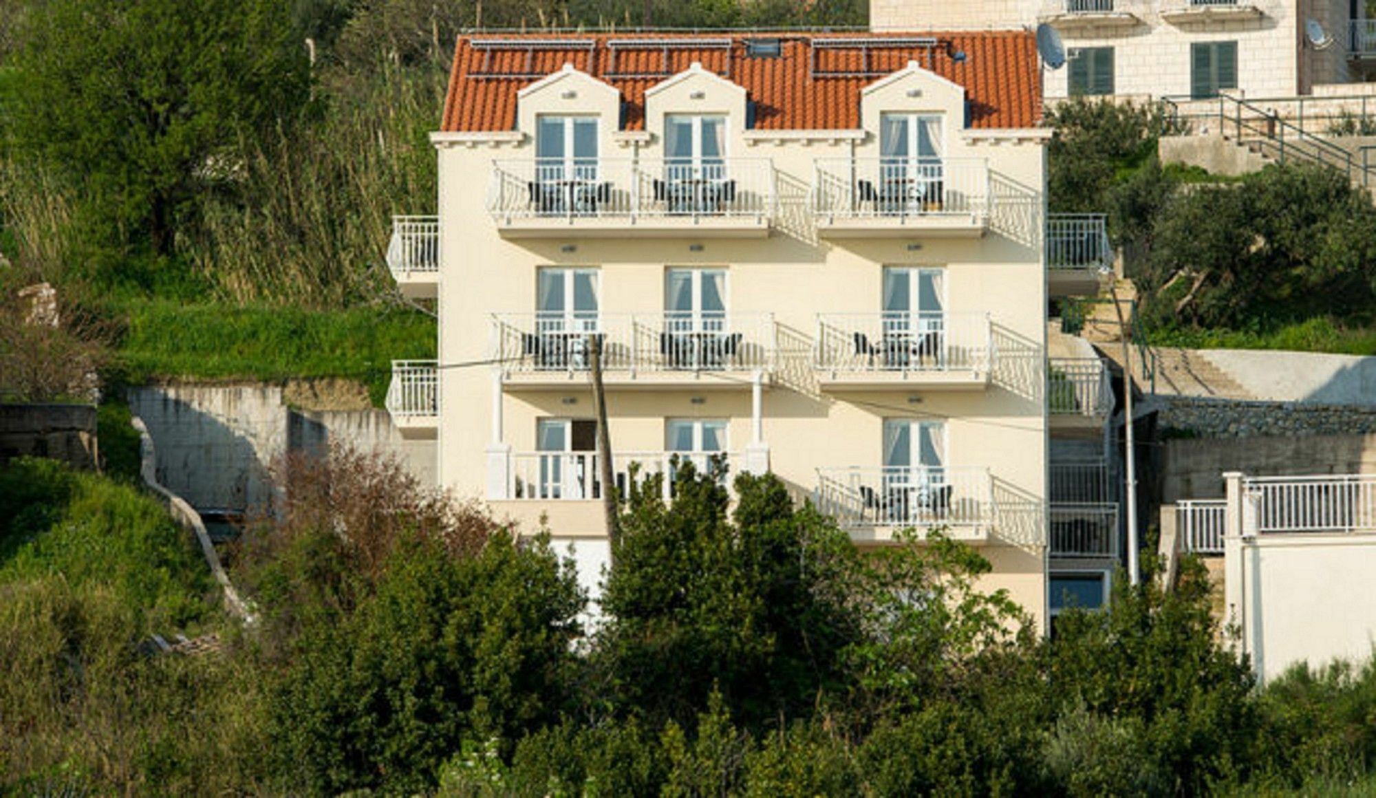 Villa Samba Mlini Bagian luar foto